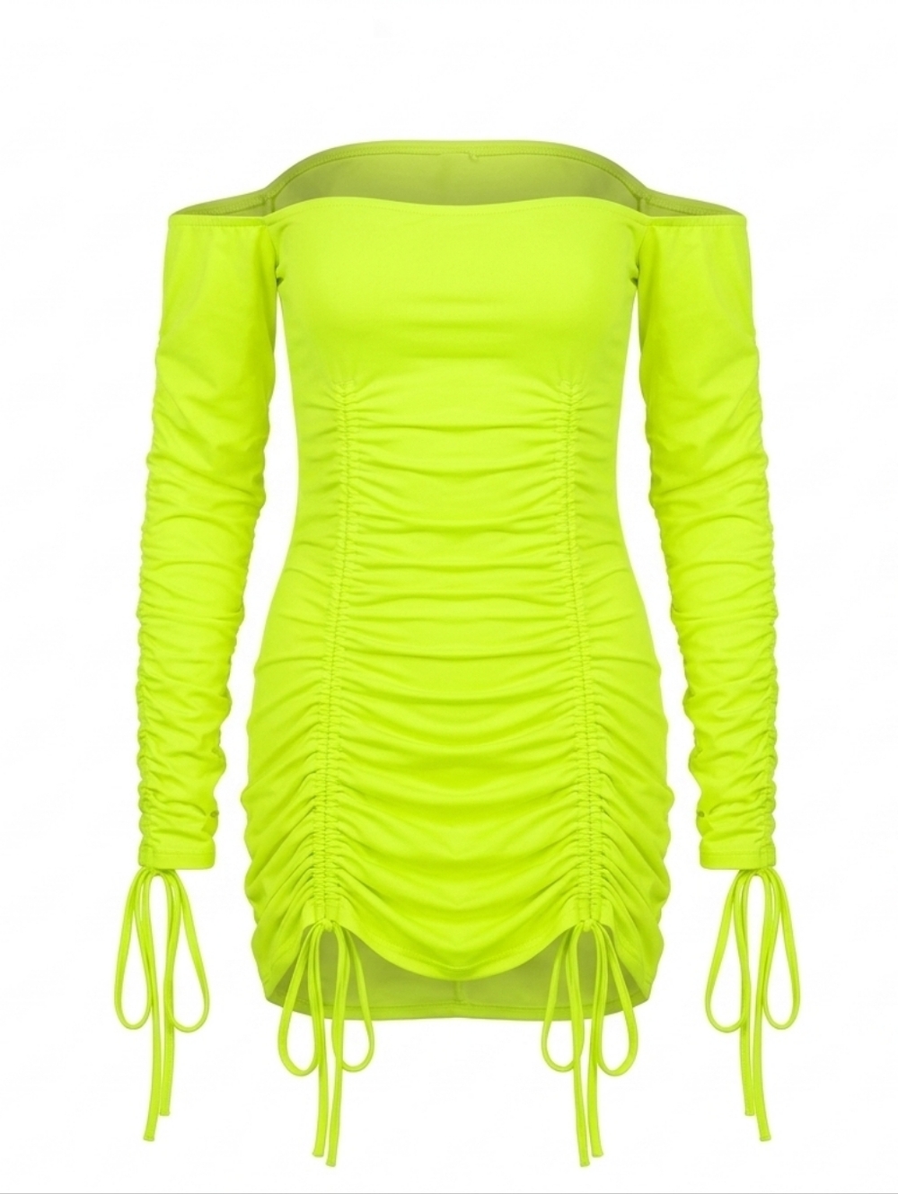 Neon Green Mini Dress